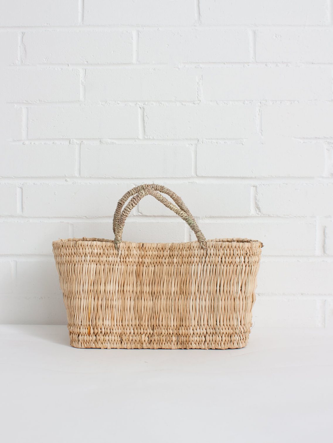 Koš z rákosu a sisalových vláken Reed Basket Velikost: small - šířka 36 cm, hloubka 14 cm