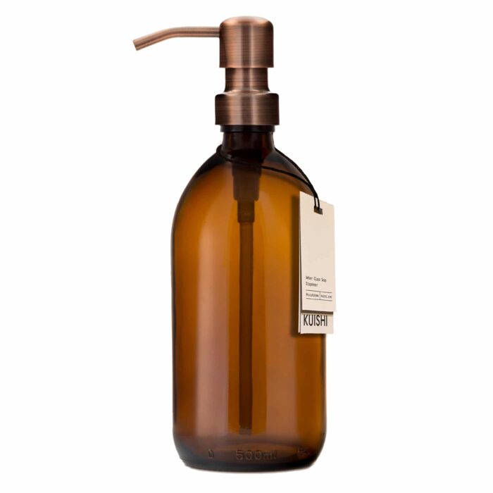 Dávkovač mýdla s pumpičkou Kuishi Amber Bronze objem: 250 ml