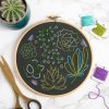 HH Embroidery Hoops Succulents 01B