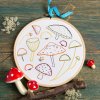 marvellous mushrooms embroidery kit 1