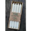 Svíčky SET 4 ks Pure Wenzel Natural délka 25 cm x 2,3 cm