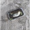 Plechová krabička FireflyNotes pták 6 cm x 3,5 cm