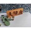 Forma dřevěná na dekorativní perník Folklór 13 x 5 cm