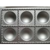 Forma hliníková na výrobu těstovin typu ravioli na 12 ks 5x5 cm s válečkem