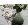 Květináč závěsný s macramé šňůrou ø 12 cm Burgon and Ball