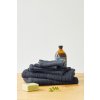 Dark Grey Waffle Towel by Linen Tales