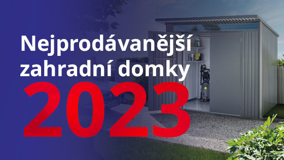 Nejprodávanější zahradní domky na nářadí roku 2023