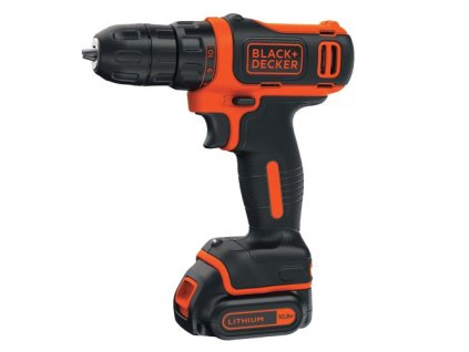AKU vrtačka BLACK+DECKER 10,8V Li-Ion, BDCDD12KB-XK, 2 baterie, B+D