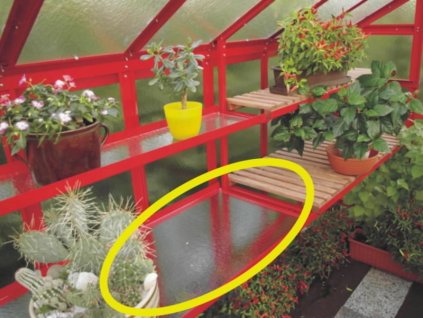 Limes Pěstební stůl PRIMUS s kaleným sklem 1,5 m