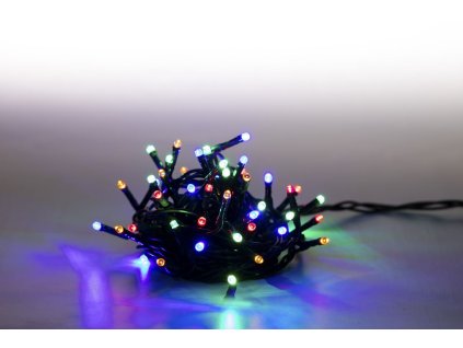 Řetěz světelný 200 LED 10 m - barevná - 8 funkcí