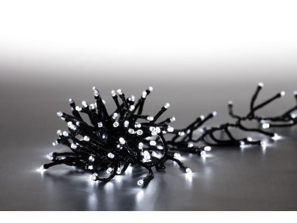 Řetěz světelný 400 LED dvojitý 4 m - studená bílá