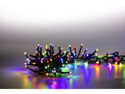Řetěz světelný 400 LED dvojitý 4 m - barevná