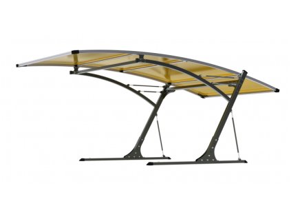 Přístřešek pro automobil G21 Carport black/yellow 5,8 x 3,1 m