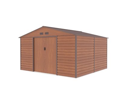 Zahradní domek G21 GAH 1085 - 340 X 319 cm, hnědý