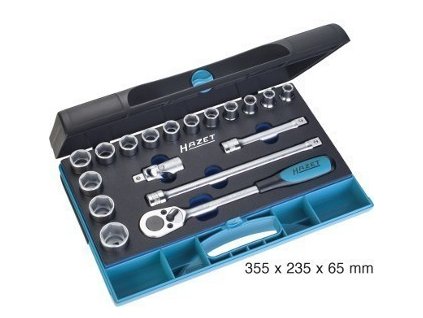 Gola sada 1/2", 18 ks - 932/18 | Hazet