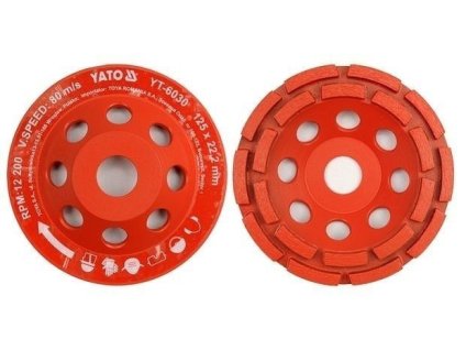 Diamantový kotouč YATO 125 x 22,2 mm, brusný