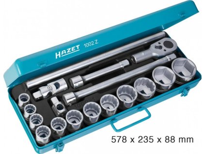Gola sada 3/4", 18 ks - 1002Z | Hazet