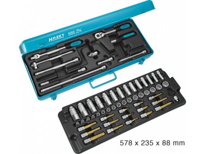Gola sada 3/8", 58 ks Hazet - 888ZN | Hazet
