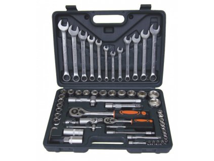Gola sada s klíči 1/4" a 1/2", 61 ks - AH126101 | ZealoT Tools