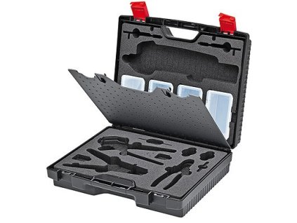Kufr na nářadí KNIPEX pro fotovoltaiku, MC 3 (Multi-Contact) prázdný