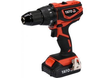 Vrtačka s příklepem AKU MABUCHI 18V LI-ION, 440-1650 ot/min, kufr - YT-82788 | Yato