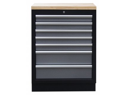 Celokovová dílenská skříňka PROFI s 7-mi šuplíky 680x910x458 mm - TGC1307 | Torin BIG RED
