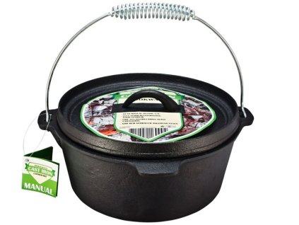 Litinový hrnec 25 cm závěsný