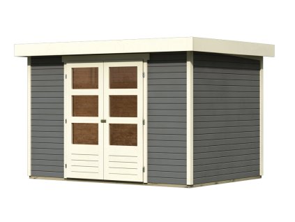 Zahradní domek KARIBU ASKOLA 4 (91430) tm. šedý