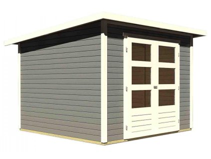 Zahradní domek KARIBU STOCKACH 4 (82981), tmavě šedý