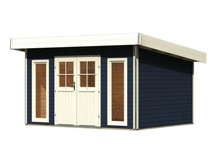 Zahradní domek KARIBU TECKLENBURG 1 (89407) tm. šedý