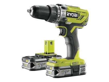 Příklepová vrtačka RYOBI R18PD3-215S 18V + akumulátor + nabíječka