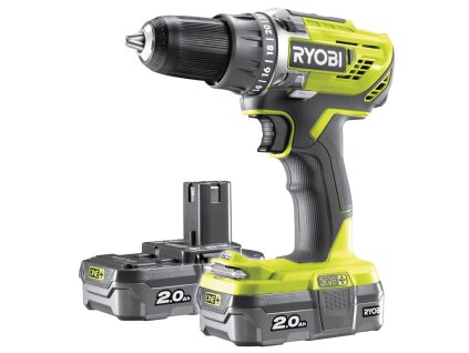 Vrtačka/šroubovák RYOBI R18DD3-220S 18V + akumulátor + nabíječka