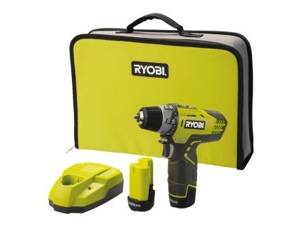 Vrtačka RYOBI R12DD-LL13S 12 V, 2 rychl., 2 x 1,3 Ah