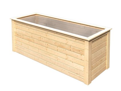 Vyvýšený záhon / truhlík KARIBU HOCHBEET 282, přírodní