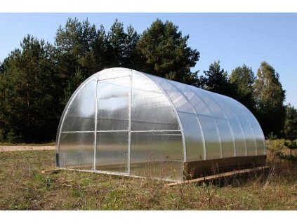 Zahradní skleník Lanitplast DODO 330 - 3,3 x 4 m, 4 mm  + teploměr / vlhkoměr LANITPLAST