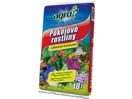 Substrát AGRO pro pokojové rostliny 10 l
