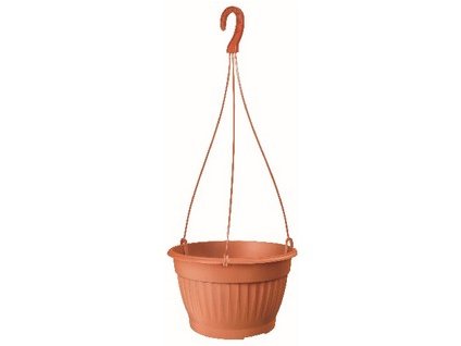 Závěsný květináč TERRA 29 cm, terakota