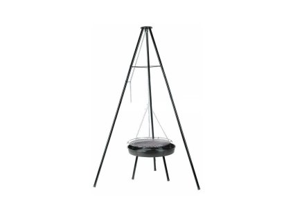 Závěsný grilovací rošt s trojnožkou 32-66/150 cm