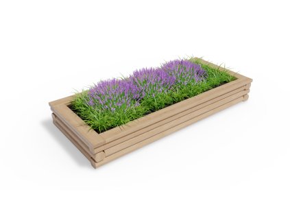 3462023 vyvyseny zahon palis 90 x 210 v 27 5 cm nopova folie a plechove listy dno z hranolu a prken
