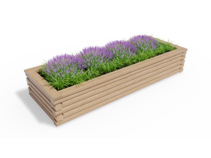 3462050 vyvyseny zahon palis 90 x 250 v 43 5 cm nopova folie a plechove listy dno z hranolu a prken