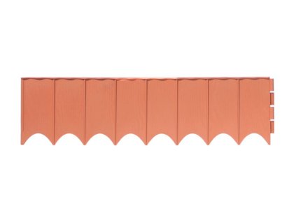 Travní lem GARDEN FENCE terakota 59,5cm