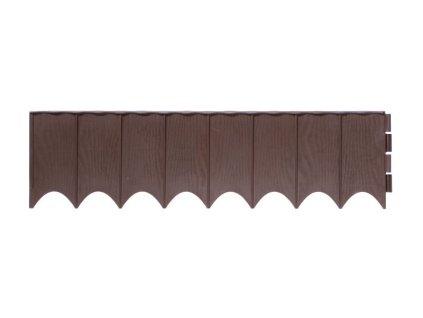 Travní lem GARDEN FENCE tmavě hnědý 59,5cm