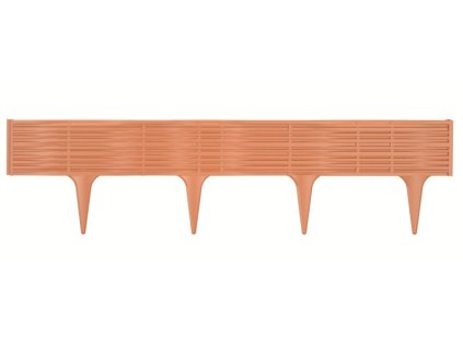 Travní lem hladký GARDEN BORDER terakota 390cm
