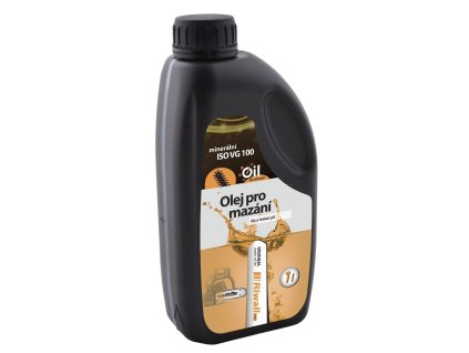 Minerální olej RIWALL pro mazání řetězů a lišt (1 l)