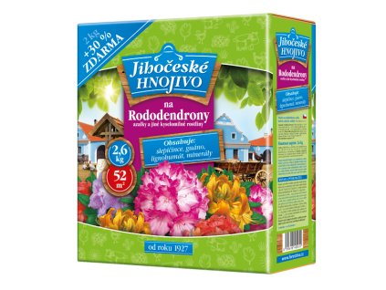 Jihočeské hnojivo na rododendrony 2kg + 30% ZDARMA