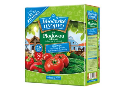 Jihočeské hnojivo na plod. zeleninu 2kg + 30% ZDARMA