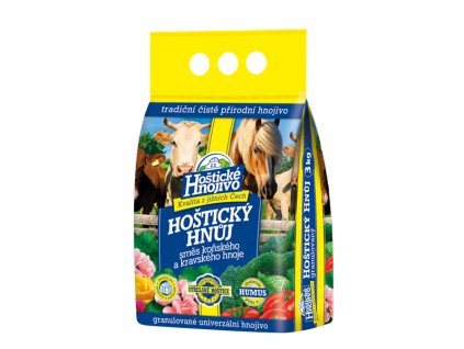 Hoštický hnůj (směs kravského a koňského) 6 kg
