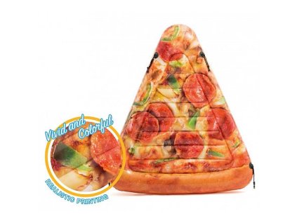 Intex Nafukovací lehátko pizza 175 x 145 cm