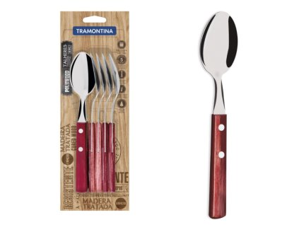set lzic tramontina polywood 6ks 19 5cm cervena blister