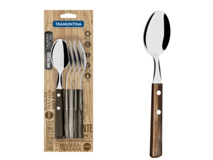 set lzic tramontina polywood 6ks 19 5cm hneda blister
